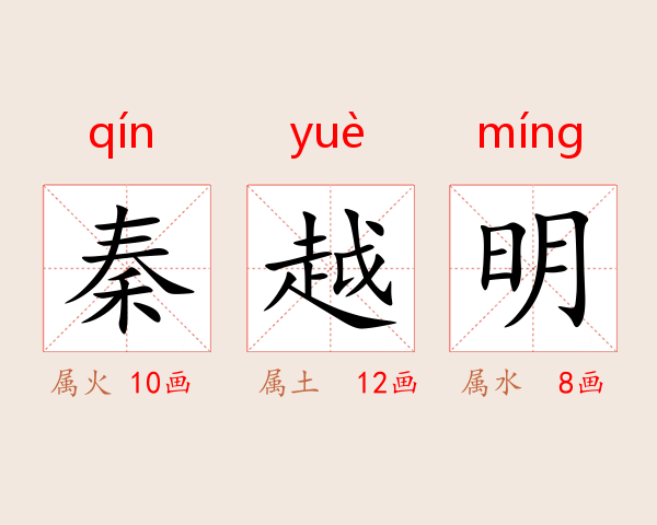 秦越明