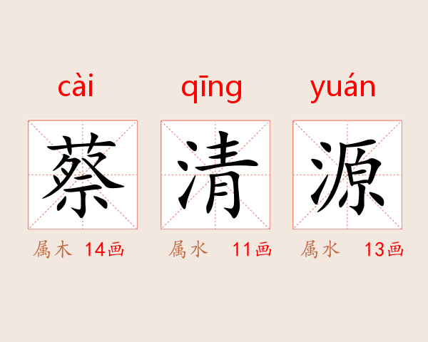 蔡清源