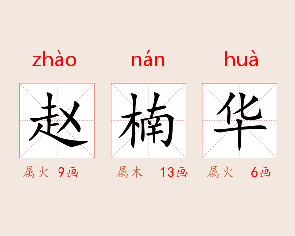 赵楠华