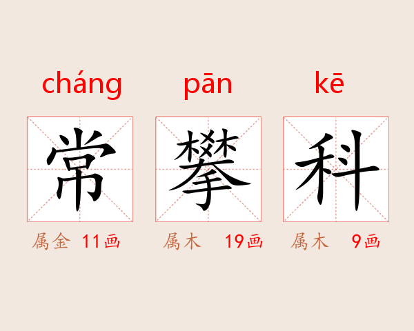 常攀科