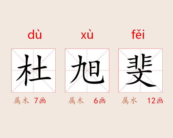 杜旭斐