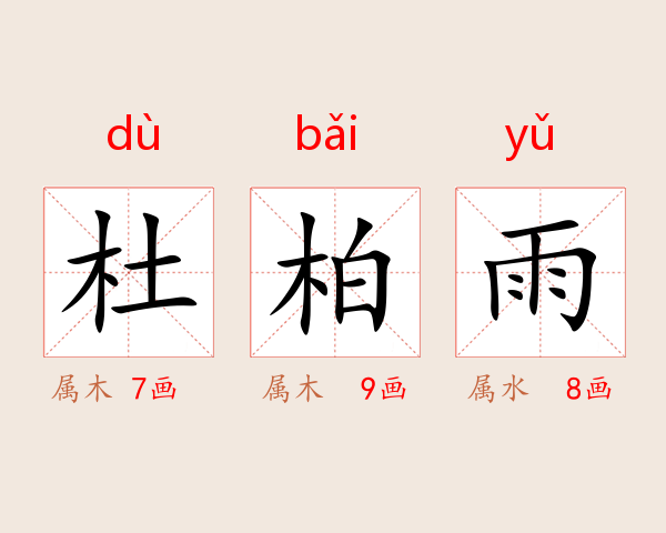 杜柏雨