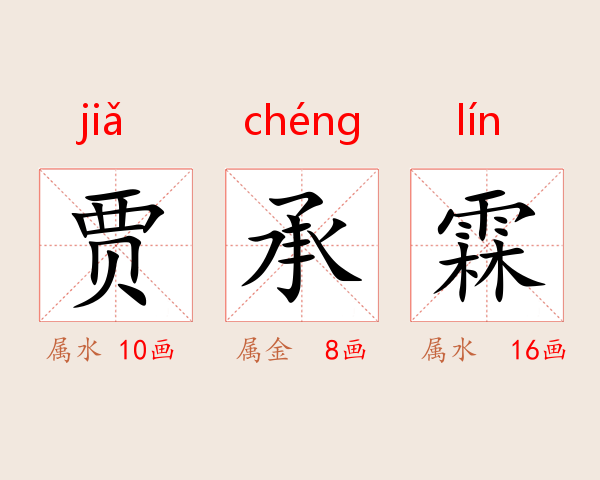贾承霖