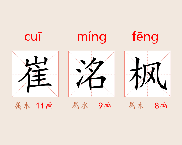 崔洺枫