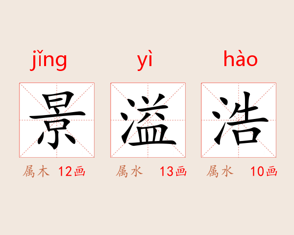 景溢浩