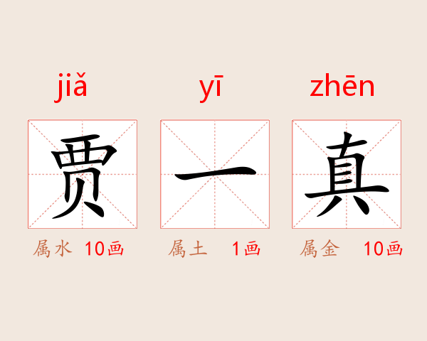 贾一真