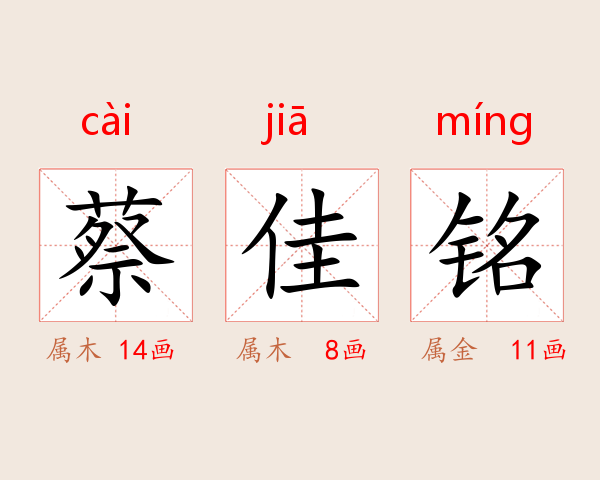 蔡佳铭