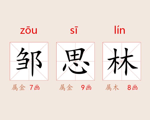 邹思林