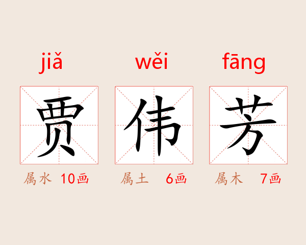 贾伟芳