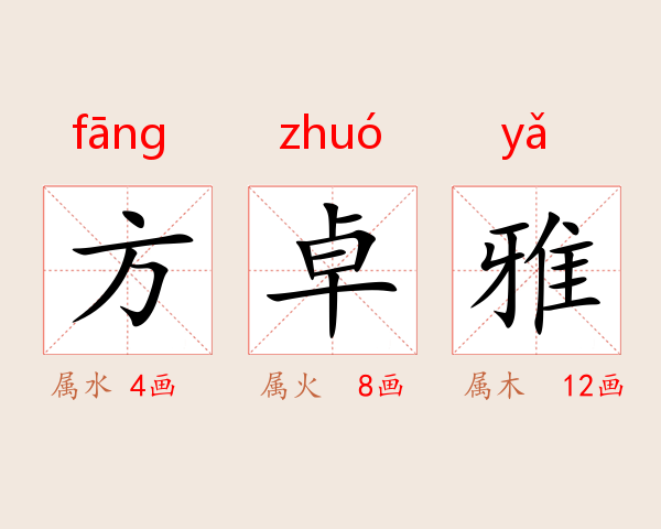 方卓雅