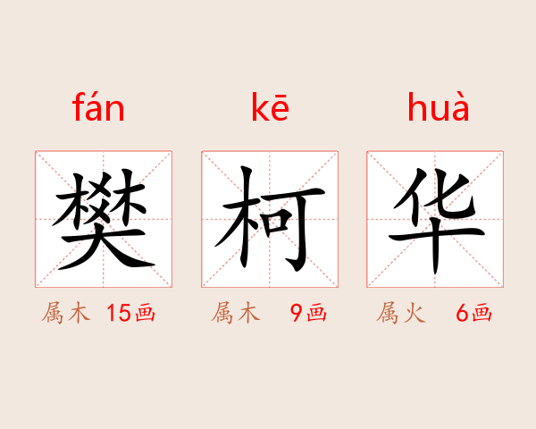 樊柯华