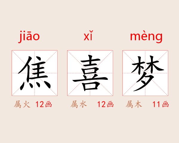 焦喜梦