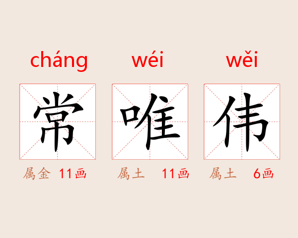 常唯伟