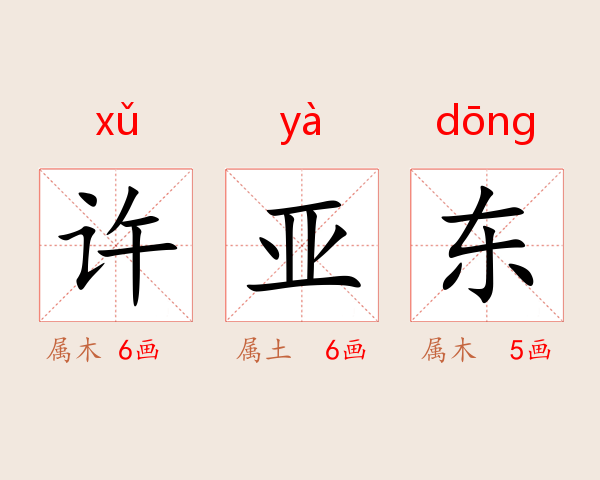 许亚东