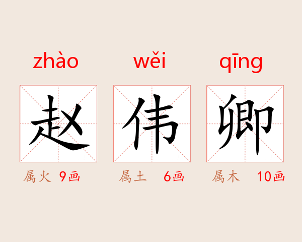 赵伟卿
