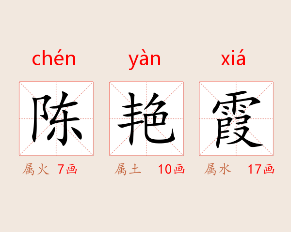 陈艳霞