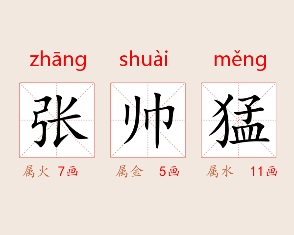 张帅猛