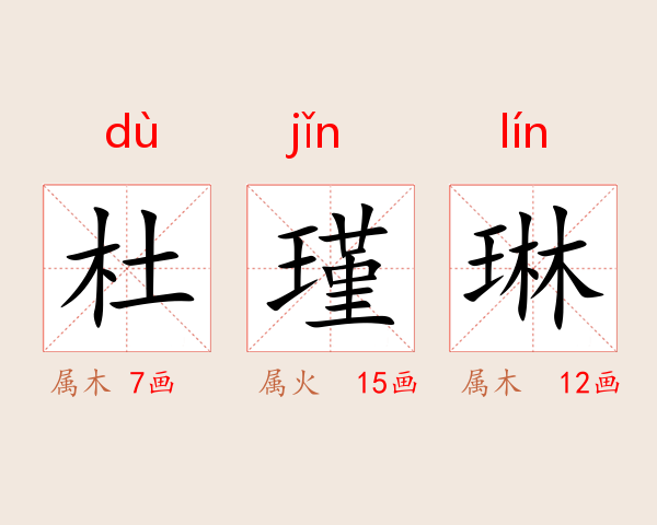 杜瑾琳