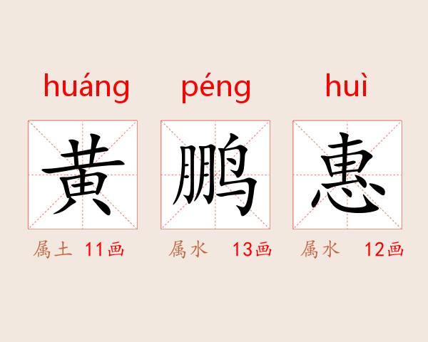 黄鹏惠