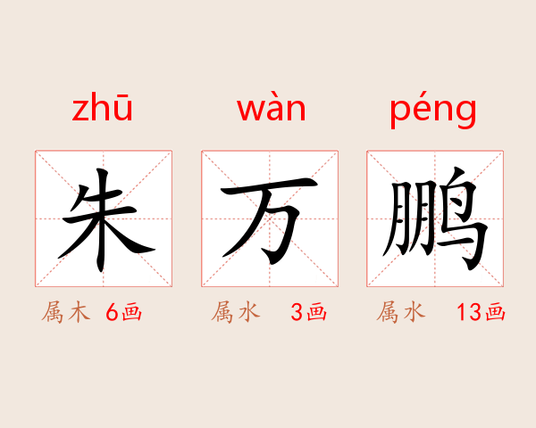 朱万鹏