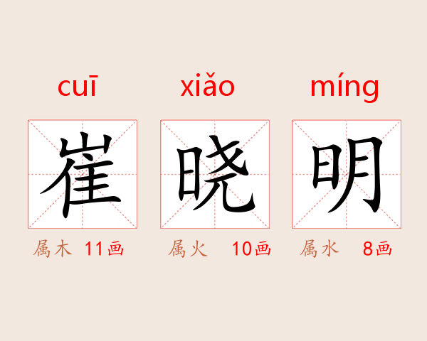 崔晓明