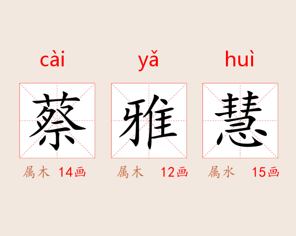 蔡雅慧
