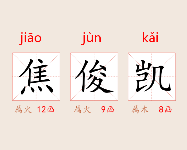 焦俊凯