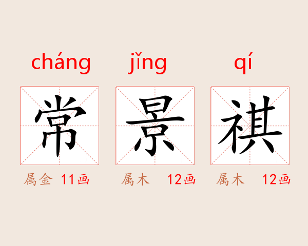 常景祺