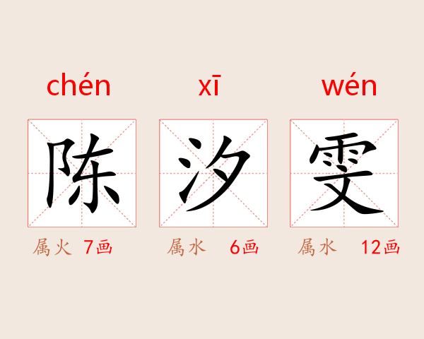 陈汐雯