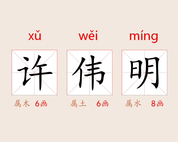 许伟明