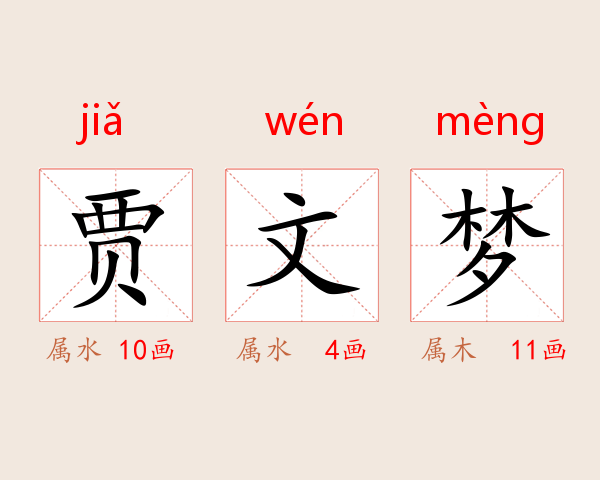 贾文梦