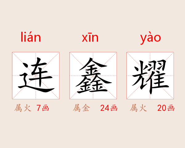 连鑫耀