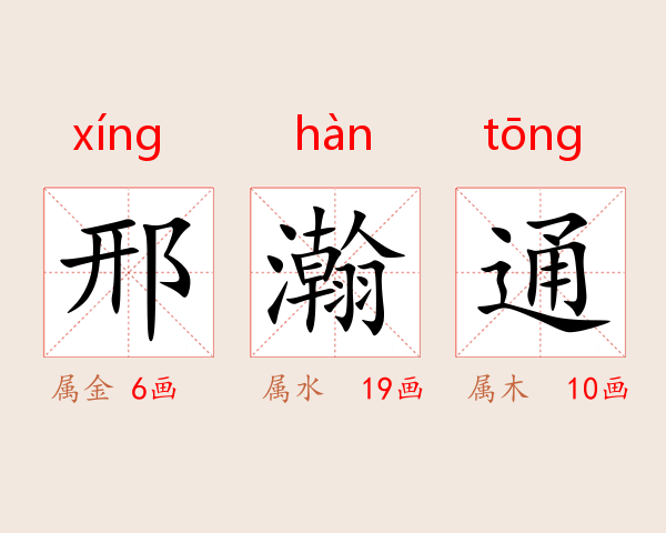 邢瀚通