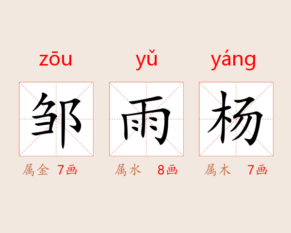 邹雨杨