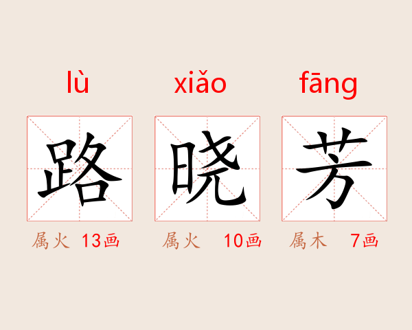 路晓芳