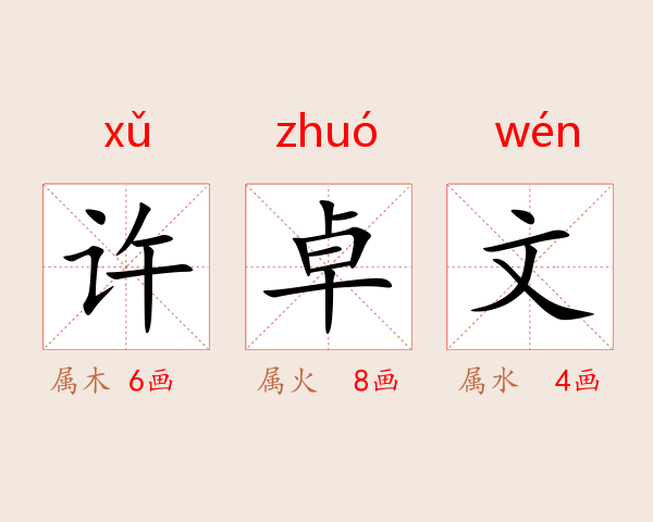 许卓文