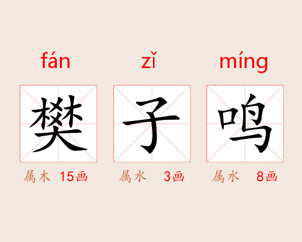樊子鸣