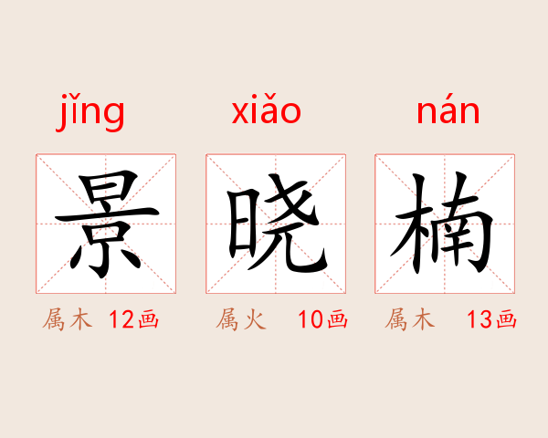 景晓楠
