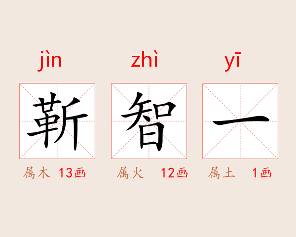 靳智一