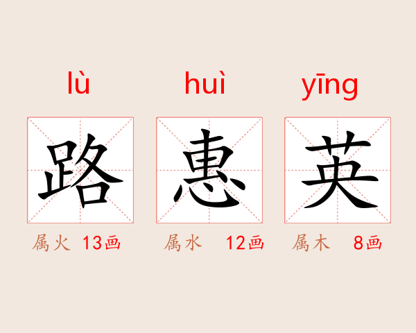 路惠英