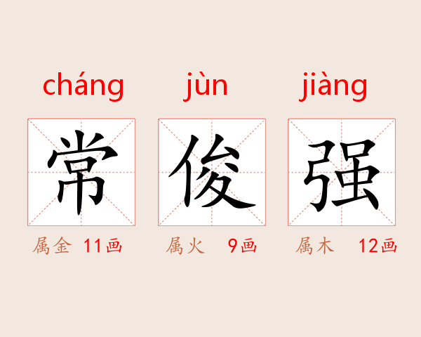 常俊强