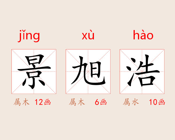 景旭浩