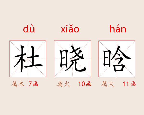 杜晓晗