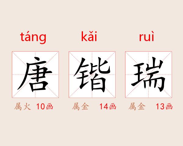 唐锴瑞