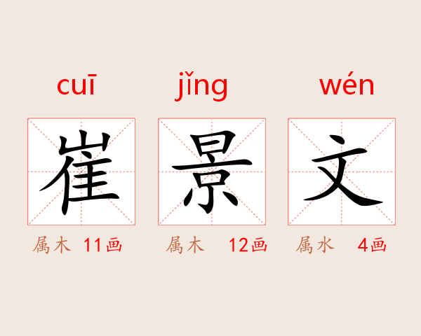 崔景文
