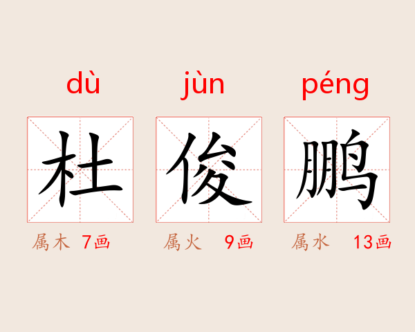 杜俊鹏