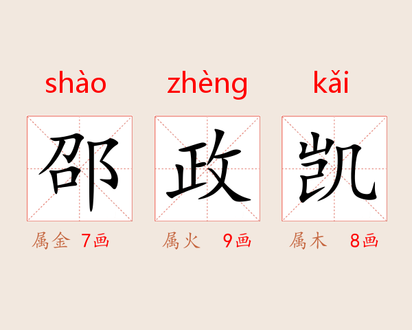 邵政凯