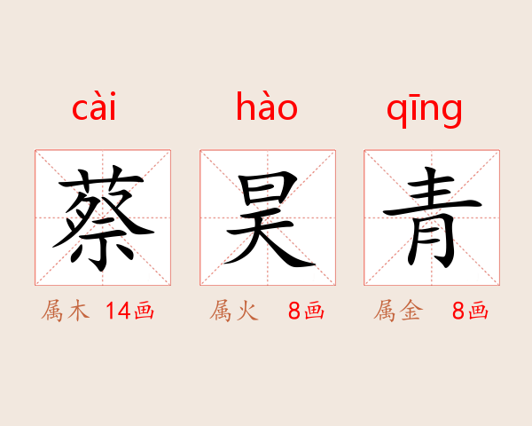 蔡昊青