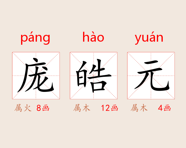 庞皓元