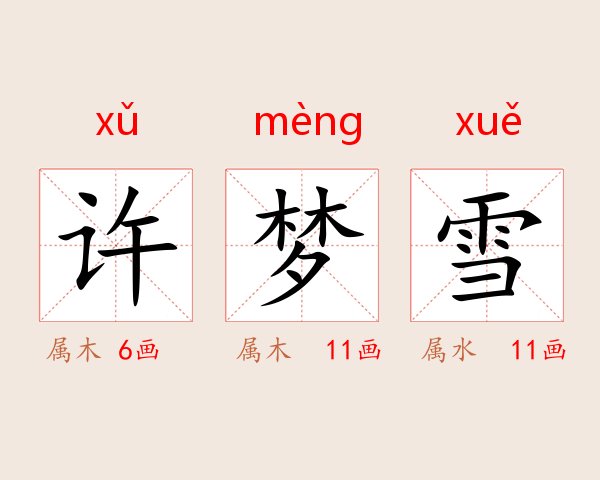 许梦雪